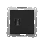 Simon 55 WMDA-P95xx6-149 Gniazdo HDMI (moduł); Czarny mat