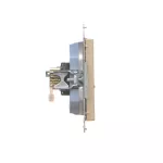 Simon 55 WMDA-P96xx7-144 Gniazdo HDMI + RJ45 kat.6. (moduł); Szampański mat