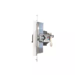 Simon 55 WMDA-P96xx7-111 Gniazdo HDMI + RJ45 kat.6. (moduł); Biały mat