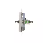 Simon 55 WMDA-P98xx8-143 Gniazdo światłowodowe / optyczne podwójne SC/APC (moduł); Aluminium mat