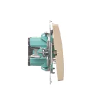 Simon Basic WMUL-010x2x-9011 Łącznik jednobiegunowy (moduł) 16AX, 250V~, zaciski śrubowe; beż