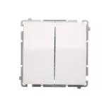 Simon Basic WMUL-050xxx-1011 Łącznik świecznikowy (moduł) 10AX, 250V~, szybkozłącza; biały