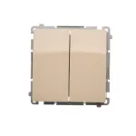 Simon Basic WMUL-050x2x-9011 Łącznik świecznikowy (moduł) 16AX, 250V~, zaciski śrubowe; beż