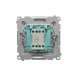 Simon Basic WMUL-081xxx-J011 Przycisk światło z podświetleniem LED (moduł) 10AX, 250V~, szybkozłącza; stal inox