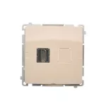 Simon Basic WMUH-0xxxx1-9011 Gniazdo HDMI pojedyncze (moduł); beż