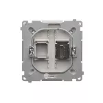 Simon Basic WMUH-0xxxx1-J011 Gniazdo HDMI pojedyncze (moduł); stal inox