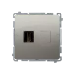 Simon Basic WMUH-0xxxx1-H011 Gniazdo HDMI pojedyncze (moduł); satynowy