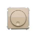Simon Basic WMUS-004x0x-9028 Ściemniacz naciskowo-obrotowy (moduł), 20–500 W, 230V~; beż