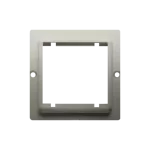 Simon Basic WMUZ-74x2xx-H012 Adapter (przejściówka) na osprzęt standardu 45 × 45 mm. Montaż do puszki na wkręty; satynowy