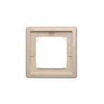 Simon Basic Standard WMYZ-04121x-9013 Ramka 1-krotna do wersji bryzgoszczelnej IP44 z uszczelką; beż