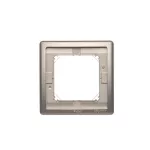 Simon Basic Standard WMYZ-04121x-H013 Ramka 1-krotna do wersji bryzgoszczelnej IP44 z uszczelką; satynowy