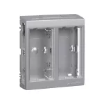 Simon Connect TSC-SBC250-8 Obudowa natynkowa 2-modułowa, 4x K45; aluminium
