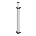 Simon Connect TSC-ALC3100-8-14 Kolumna wys. 3m, 1-stronna, 110x72mm; szary grafit