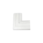 Simon Connect TSC-TKA011210-9 Kąt prosty, płaski, do góry, PVC Cablomax 130x55mm; czysta biel