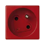 Simon Connect TSC-KS22-6 Gniazdo K45 DATA z kluczem, z uziemieniem 16A/230V~, szybkozłączki; czerwony
