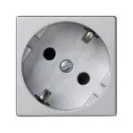 Simon Connect TSC-K11-8 Gniazdo K45 z schuko 16A/230V~, szybkozłączki; aluminium