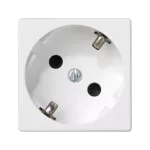 Simon Connect TSC-K11-9 Gniazdo K45 z schuko 16A/230V~, szybkozłączki; czysta biel