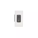 Simon Connect TSC-K129B-9 Płytka K45/2 adapter HDMI-HDMI 22,5x45mm + wkład; czysta biel