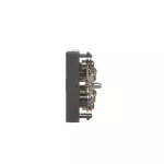 Simon Connect TSC-K120A-14 Płytka K45 gn. TV męskie 45x45mm + wkład; czarny