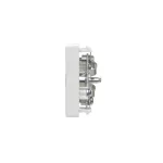 Simon Connect TSC-K120A-9 Płytka K45 gn. TV męskie 45x45mm + wkład; czysta biel