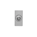 Simon Connect TSC-K102C-8 Płytka K45/2 gn. SAT (F) żeńskie 22,5x45mm + wkład; aluminium