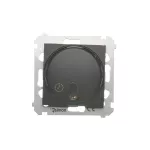 Simon 54 WMDC-008N0P-049 Łącznik z opóźnieniem wyłaczenia z przekaźnikiem (moduł) 8(2) A, 230V~; czarny *Wymagana instalacja 3-przewodowa