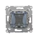 Simon 54 WMDL-020x2x-046 Łącznik dwubiegunowy (moduł) 16AX, 250V~, zaciski śrubowe; brąz mat