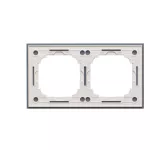 Simon 55 WMDZ-0120xZ-180 Ramka 2-krotna Nature; Szkło mrożone błękitne