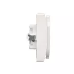 Simon Basic WMBW-12210x-1013 Gniazdo wtyczkowe z uziemieniem Schuko podwójne; biały