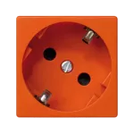 Simon Connect TSC-K11-7 Gniazdo K45 z schuko 16A/230V~, szybkozłączki; pomarańczowy
