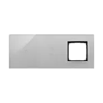 Simon 54 Touch WMDZ-01107S-071 Panel dotykowy S54 Touch, 3 moduły, 1 pole dotykowe + 2 pola dotykowe pionowe + 1 otwór na osprzęt S54, srebrna mgła
