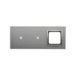 Simon 54 Touch WMDZ-01105S-071 Panel dotykowy S54 Touch, 3 moduły, 1 pole dotykowe + 1 pole dotykowe, + 1 otwór na osprzęt S54, srebrna mgła