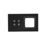 Simon 54 Touch WMDZ-01111S-073 Panel dotykowy S54 Touch, 2 moduły, 4 pola dotykowe + 1 otwór na osprzęt S54, zastygła lawa
