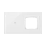 Simon 54 Touch WMDZ-01108S-070 Panel dotykowy S54 Touch, 2 moduły, 1 pole dotykowe + 1 otwór na osprzęt S54, biała perła