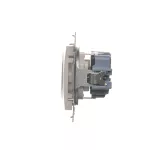 Simon 54 WMDW-03111x-011AB Gniazdo Schuko z przesłonami (moduł) 16A, 250V~, zaciski śrubowe; antybakteryjny biały