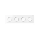 Simon 100 W100-10020405x-130 Panel 4-krotny: 4 gniazda zasilające; biały