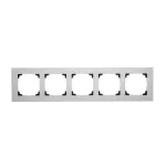 Simon 55 WMDZ-0150xZ-188 Ramka 5-krotna Nature; Inox klasyczny