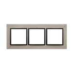 Simon 54 Nature WMDZ-0130xS-093 Ramka 3-krotna Nature-Beton, FUNDA MENTE, IP20/IP44* (*IP44-należy zastosować zestaw uszczelek DUN3)