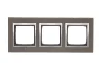 Simon 54 Nature WMDZ-0130xS-096 Ramka 3-krotna Nature-Beton, MOKRA ROBOTA, IP20/IP44* (*IP44-należy zastosować zestaw uszczelek DUN3)