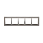 Simon 54 Nature WMDZ-0150xS-096 Ramka 5-krotna Nature-Beton, MOKRA ROBOTA, IP20/IP44* (*IP44-należy zastosować zestaw uszczelek DUN5)