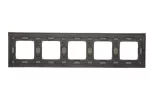 Simon 54 Nature WMDZ-0150xS-096 Ramka 5-krotna Nature-Beton, MOKRA ROBOTA, IP20/IP44* (*IP44-należy zastosować zestaw uszczelek DUN5)