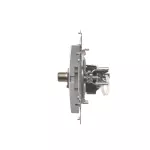 Simon 54 WMDA-0510xx-043 Gniazdo antenowe typu "F" + RJ45 kat.6 (moduł); srebrny mat