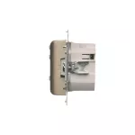Simon 54 WMDR-141xx1-044 Regulator temperatury z wyświetlaczem z czujnikiem wewnętrznym (moduł) 16(2) A, 230V~; złoty mat