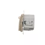Simon 54 WMDO-SCxxx1-044 Oprawa oświetleniowa LED z czujnikiem ruchu, 230 V AC, 1.4 W, białe ciepłe 3000K; złoty mat