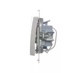 Simon 54 WMDL-0312xx-043 Przycisk potrójny z podświetleniem LED (moduł) 10AX, 250V~, szybkozłącza; srebrny mat
