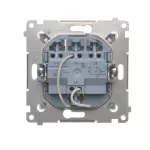 Simon 54 WMDL-0312xx-044 Przycisk potrójny z podświetleniem LED (moduł) 10AX, 250V~, szybkozłącza; złoty mat