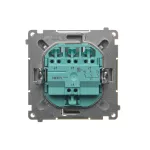 Simon Basic WMUL-020xx1-J011 Łącznik potrójny (moduł) 10AX, 250V~, szybkozłącza; stal inox