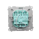 Simon Basic WMUL-020xx2-1011 Łącznik potrójny z podświetleniem LED (moduł) 10AX, 250V~, szybkozłącza; biały