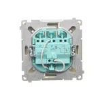 Simon Basic WMUL-020xx2-9011 Łącznik potrójny z podświetleniem LED (moduł) 10AX, 250V~, szybkozłącza; beż