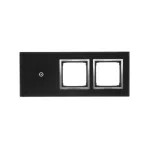 Simon 54 Touch WMDZ-01122S-074 Panel dotykowy S54 Touch, 3 moduły, 1 pole dotykowe + 2 otwory na osprzęty S54, księżycowa lawa